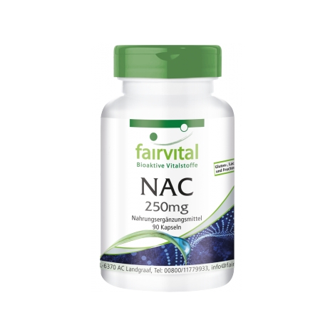 NAC 250 mg -90 cápsulas
