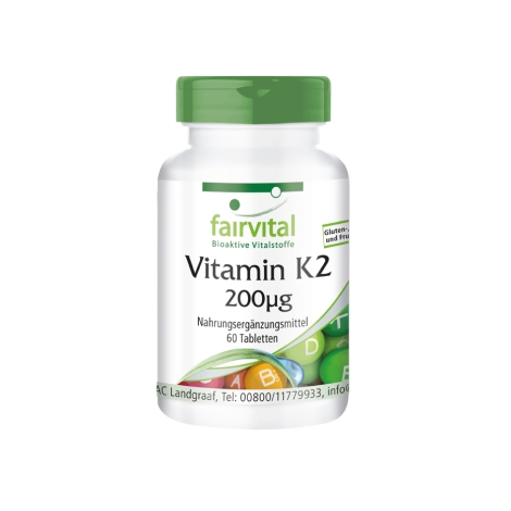Vitamina K2 200µg - 60 Pastillas