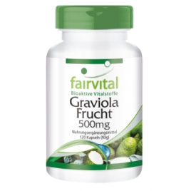 Fruta Graviola 500mg - 120 Cápsulas