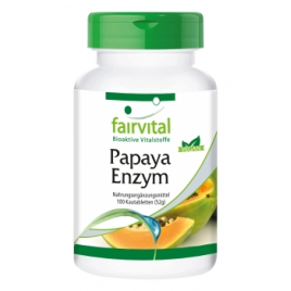 Enzima de Papaya - 100 Pastillas masticables