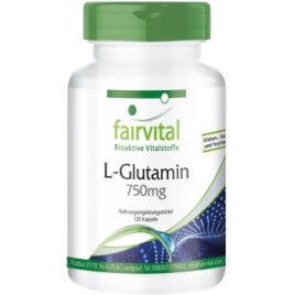 L-Glutamina 750 mg - 120 cápsulas