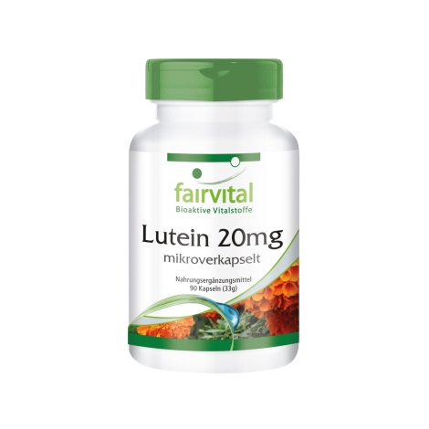 Luteína 20mg microencapsulada - 90 Cápsulas