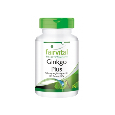 Ginkgo Plus - 100 Cápsulas