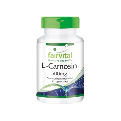 L-Carnosina 500 mg - 90 capsulas