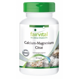 Citrato de calcio y magnesio - 180 Cápsulas