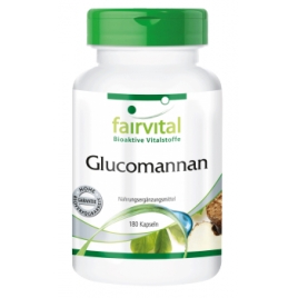 Glucomanano 500mg - 180 Cápsulas