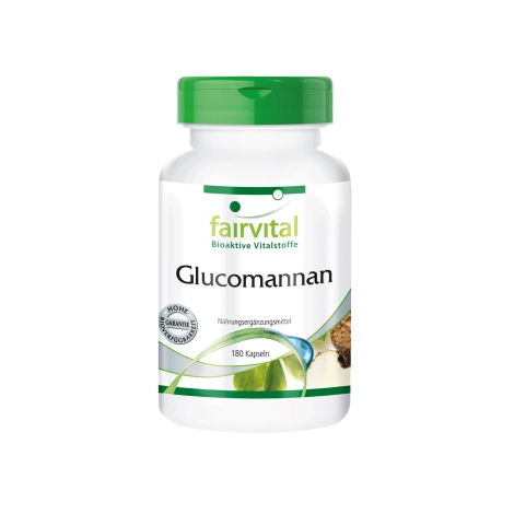 Glucomanano 500mg - 180 Cápsulas