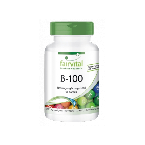 Vitamina B 100 - 90 Cápsulas