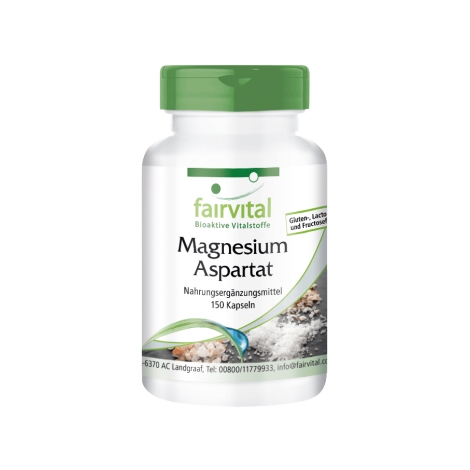 Aspartato de Magnesio - 150 Cápsulas
