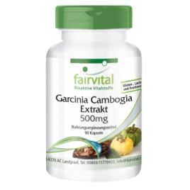 Garcinia Cambogia 500 mg - 90 Cápsulas