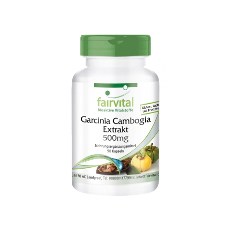 Garcinia Cambogia 500 mg - 90 Cápsulas