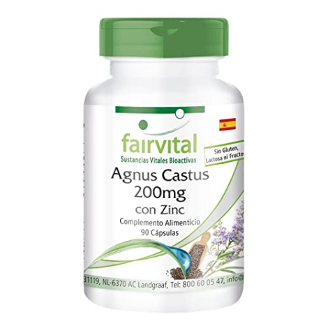 Sauzgatillo 200mg con Zinc - 90 Cápsulas